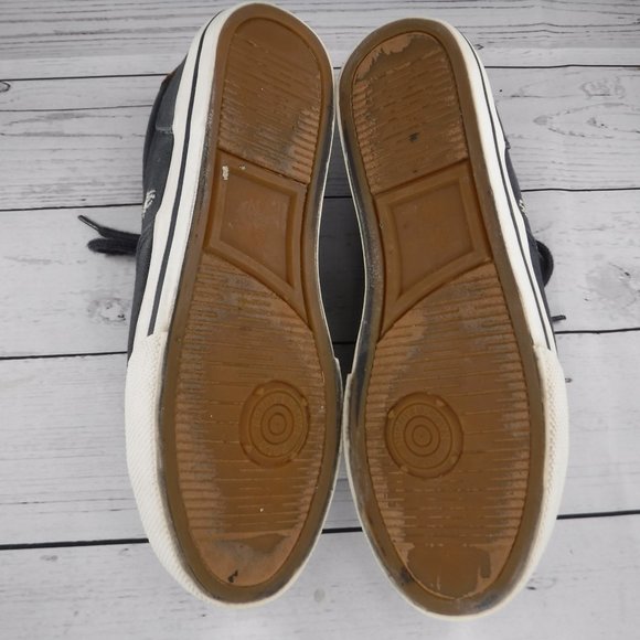 Polo by ralph lauren navy & tan sneaker mens 6 1/2 - Picture 8 of 12